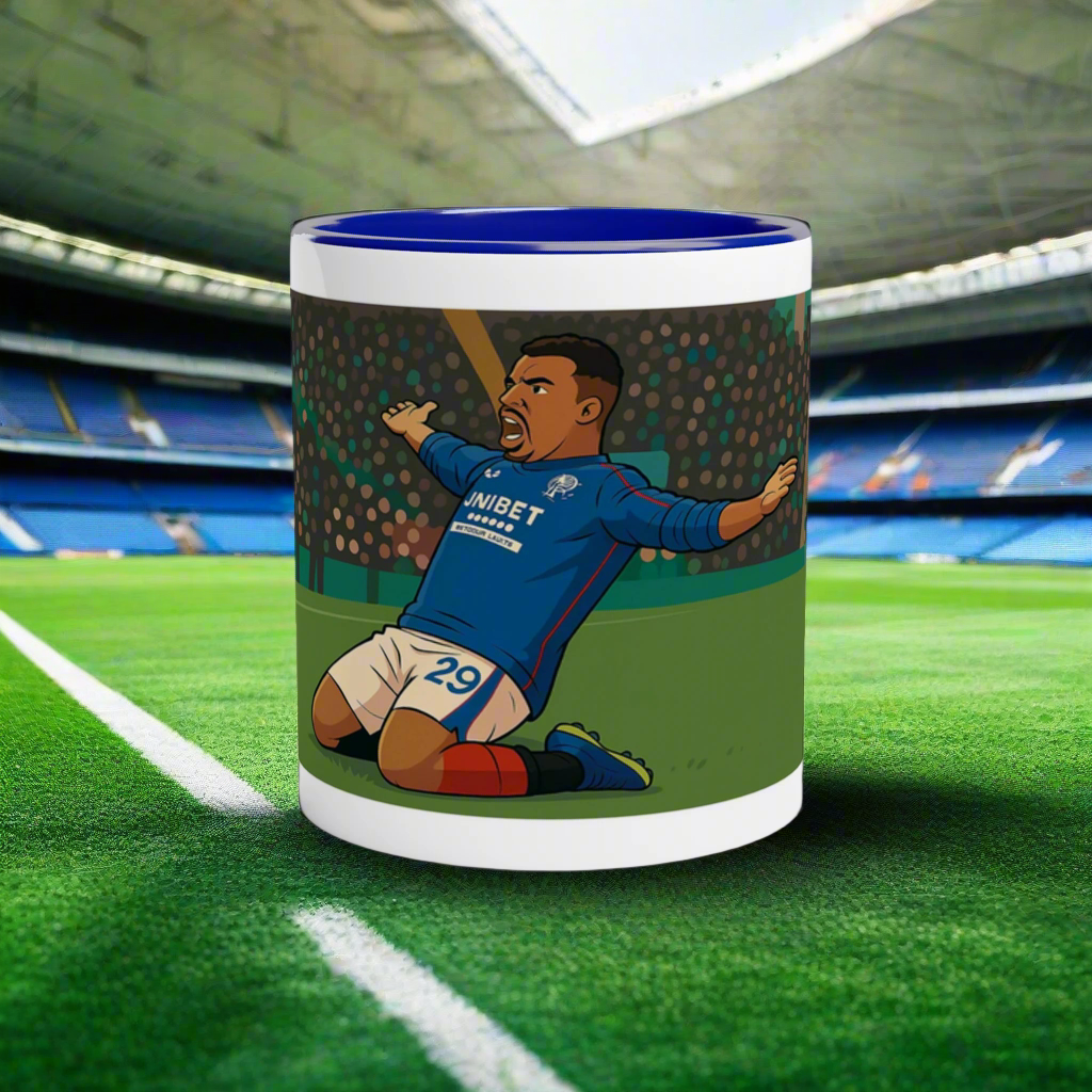 Rangers Hamza Igamane winning goal celebration